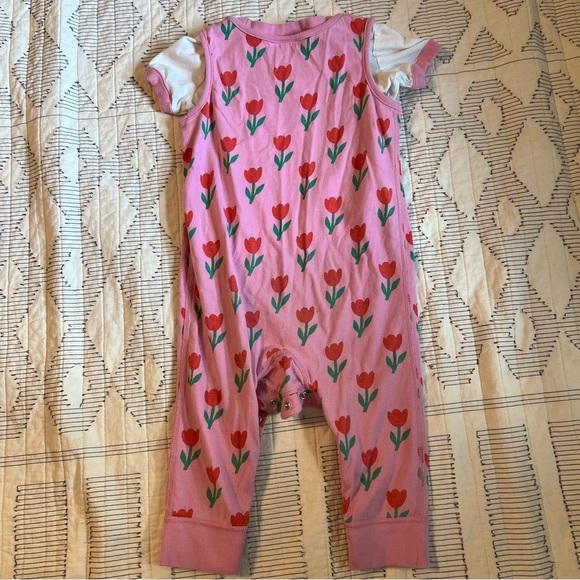 Hanna Andersson Pink Tulip Kids Matching Set - Picture 3 of 3